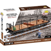 Cobi Historical Collection 6284 - Schwerer Plattformwagen Typ SSYS,