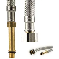 Tecuro Sanitärarmaturen Anschlussschlauch M 8x1 lang - 3/8 ÜWM