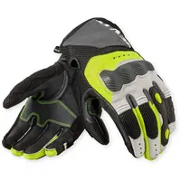 RevIt! Revit Blaze Handschuhe - Schwarz/Hellgrau/Neon-Gelb / 3XL