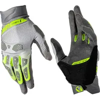 Leatt ADV X-Flow 5.5 Kurz, Handschuhe - Grau/Schwarz/Neon-Gelb -
