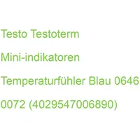 TESTO testoterm Mini-Indikatoren Temperaturindikatoren-Aufkleber blau