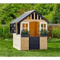 Zwerkules Lolli Kinder Spielhaus für den Garten Holz