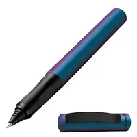 Pelikan Pina Colada Holo Tintenroller Metallic-Blau 0,7 mm, Schreibfarbe: