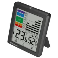 Bresser Thermo-Hygrometer mit Schimmelalarm Schwarz