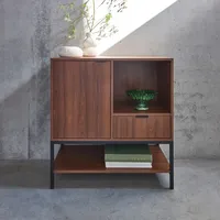 Sweeek Sideboard mit Nussbaumholzdekor und 1 Tür