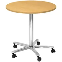 Bümö Säulenhubtisch 80 x 74 x 80 cm braun