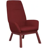 VidaXL Relaxsessel, Weinrot Stoff