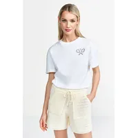 RICH & ROYAL T-Shirt mit Motiv-Print, Weiss, XL