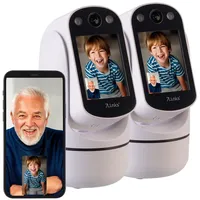 7links 2in1-WLAN-Überwachungskamera Weiß