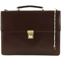 JOST Aktentasche Briefcase Red Brown