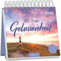 ArsEdition Postkartenkalender 365 Tage Gelassenheit 2026