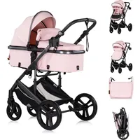 Chipolino Kinderwagen 2 in 1 Amore 2in1 Rosafarbener Marshmallow