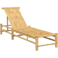VidaXL Sonnenliege 55x199x30 cm Bambus
