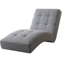 Moeblo Möblo Chaiselongue, Grau, 1-Sitzer, 73x79x170 cm, Wohnzimmer, Sessel,