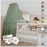 Lilimaus Betthimmel Babybett [in 12 Farben] Himmel Babybett aus