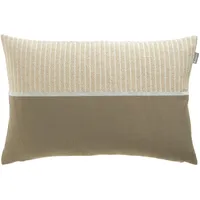 Musterring Dekokissen »Simple« mit modernem, graphischem Dessin, beige