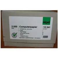 Sigel Endlospapier A4 hoch 1-fach, 70 g/qm weiß 2.000