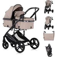 Chipolino Kinderwagen 2 in 1 Amore Getränkehalter Wickeltasche Fußabdeckung