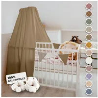 Lilimaus Betthimmel Babybett [in 12 Farben] Himmel Babybett aus