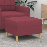 VidaXL Fußhocker Weinrot 60x50x41 cm Stoff