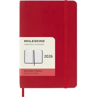 Moleskine Germany GmbH Moleskine 12 Monate Tageskalender 2026, Pocket/A6,