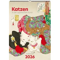 Favoritenpresse Katzen in der japanischen Kunst. Wandkalender 2026