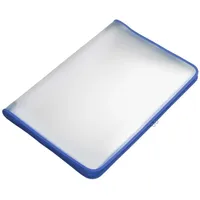 FolderSys Reißverschlusstasche 40450-40, A3, blau, Folie matt, mit Textil-Reißverschluss