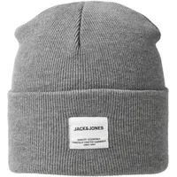 JACK & JONES JACLONG KNIT BEANIE grau