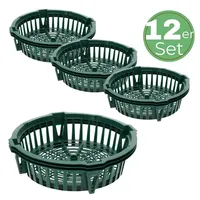 GarPet 12x Pflanzkörbe für Blumenzwiebeln Pflanzkorb Blumenzwiebeln Pflanzkörbe für