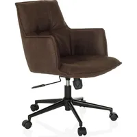Hjh living Bürostuhl SOLAO LIFE Stoff mit Armlehnen