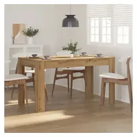 VidaXL Artisan-Eiche 140 x 76 x 74,5 cm braun