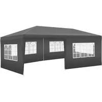 Tectake Pavillon 6 x 3 m, im Stecksystem, mit