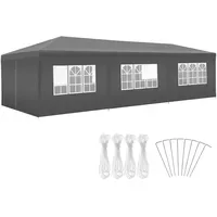 Tectake Pavillon Miramas 9 x 3 m inkl. 8