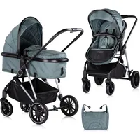 Chipolino Kinderwagen Aura 2 in 1 umbaubar Wickeltasche Sitz