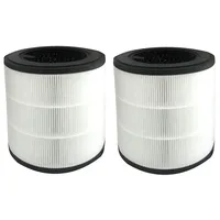 Comedes 2 Stück) Kombi-Filter (HEPA+Aktivkohle), passend für Philips AC0819/10,