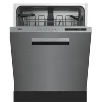 Beko BDDN25530X Einbau-Geschirrspüler (unterbaufähig, 598 mm breit, Edelstahl)