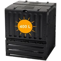 YourSol Eco-King Komposter für den Garten, 400 L, Schnellkomposter