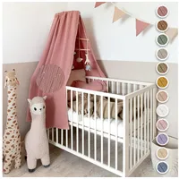 Lilimaus Betthimmel Babybett mit Goldapplikationen [in 12 Farben] Himmel