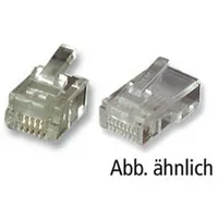 Dönges Modular-Stecker UTP, RJ11 6(4), transparent