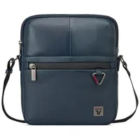 Roncato Trial Umhängetasche Leder 20 cm blau