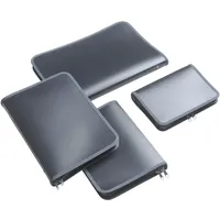 FolderSys Reißverschlusstasche 40453-34, B5 anthrazit, aus PP