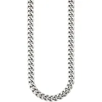 Bruno Banani Edelstahlkette Schmuck Geschenk Halsschmuck Halskette Silber