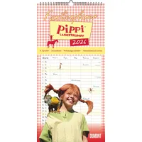Neumann Familienplaner Pippi Langstrumpf 2026 - Familien-Timer 22x45 cm