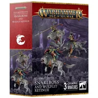 Games Workshop W-AOS: Gloomspite Gitz Snarlboss and Wolfgit Retinue
