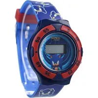 Sonic Kids Time! Digitaluhr Blau PVC-Armband