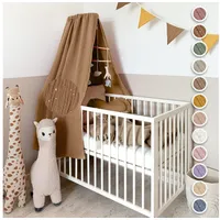 Lilimaus Betthimmel Babybett mit Goldapplikationen [in 12 Farben] Himmel