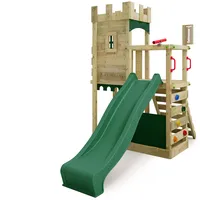 FATMOOSE Spielturm Ritterburg BoldBaron mit Rutsche grün - Grün