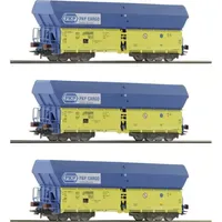 Roco 3-tlg. Set Selbstentladewagen 6600136 H0