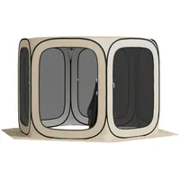 Outsunny Pop-up-Campingzelt Screen Tent klappbar Raumzelt mit Tragetasche, Mesh-Tür,