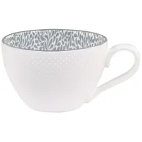 Chic Antique ARÉS Weiß Innenseite mit Muster in Grau